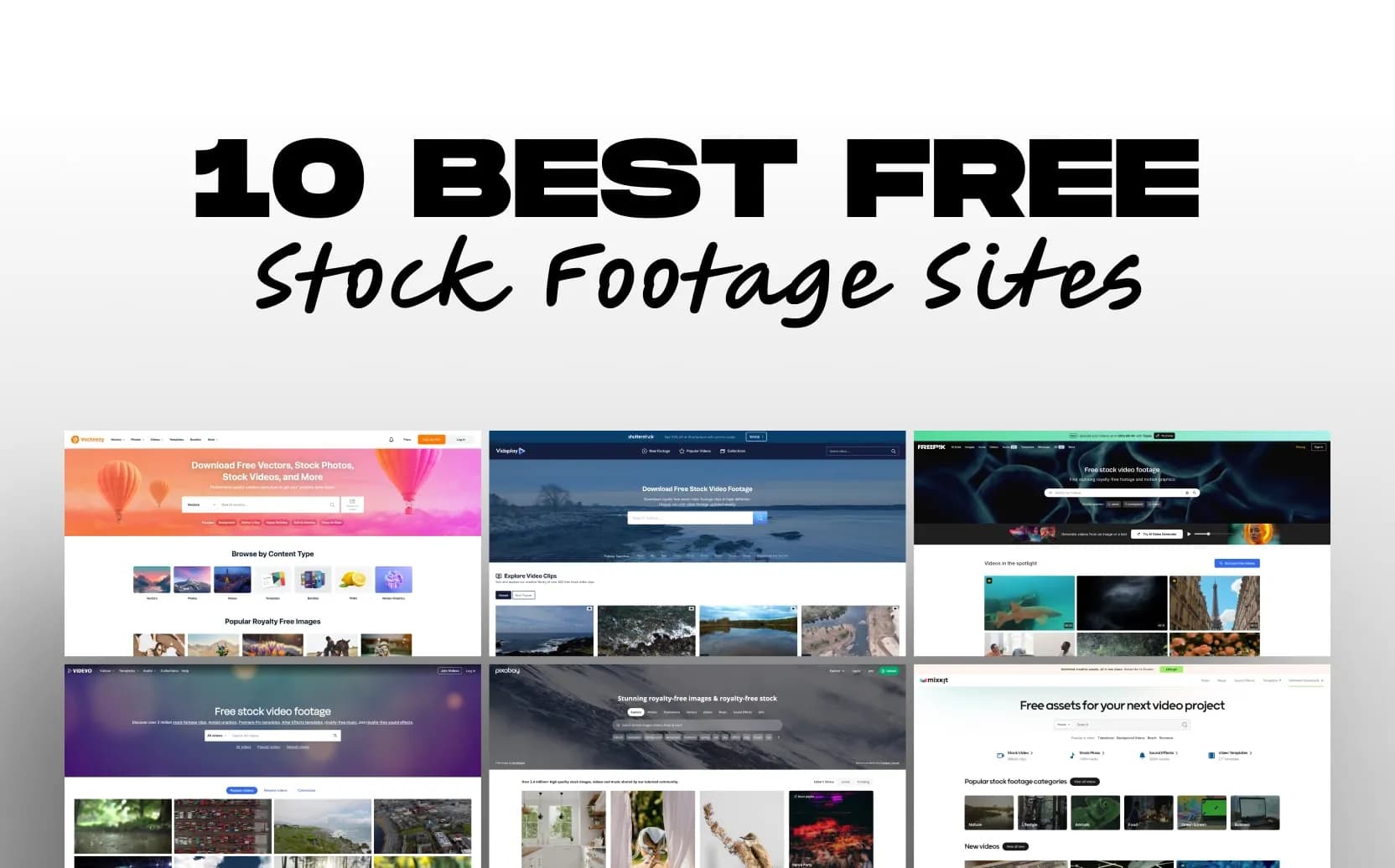 10 Best Free Stock Footage Sites for Video Editors (2025 Update)