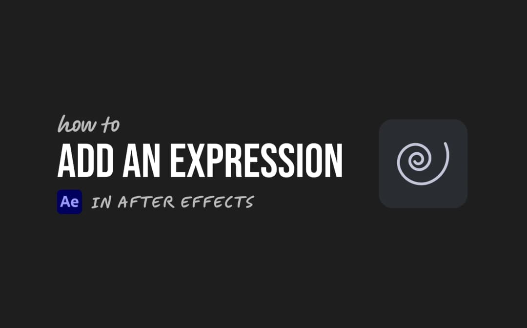 How to Add an Expression in After Effects