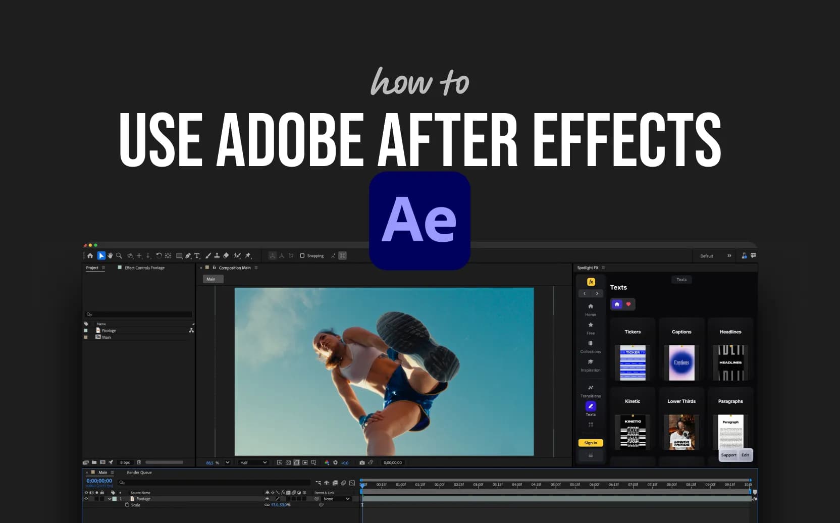 How to Use Adobe After Effects (Beginner Guide)