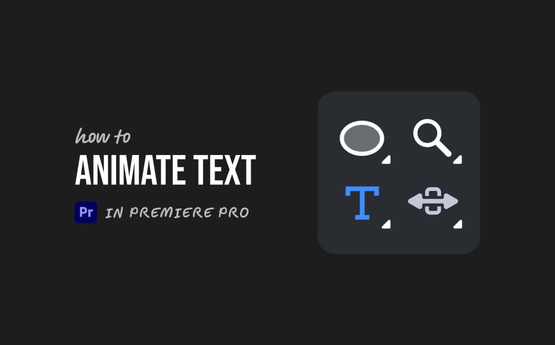 How to animate text in premiere pro