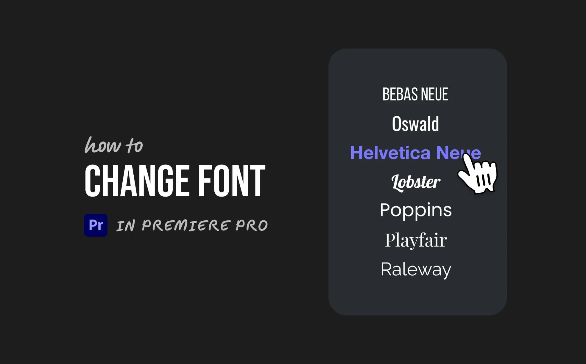 How to Change Font in Premiere Pro (3 Easy Steps)