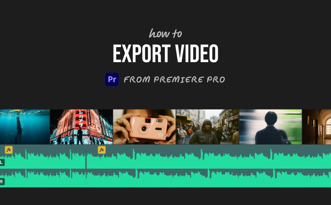 How to export video from premiere pro