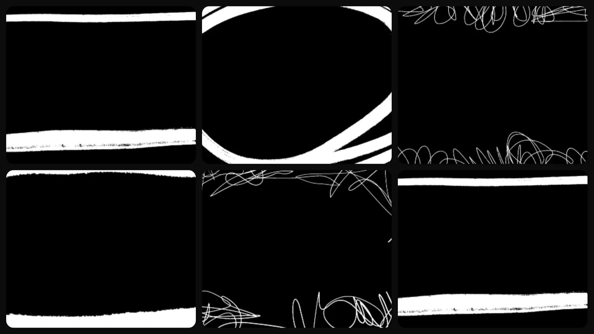 New Hand-Drawn Frames for Premiere Pro and After Effects