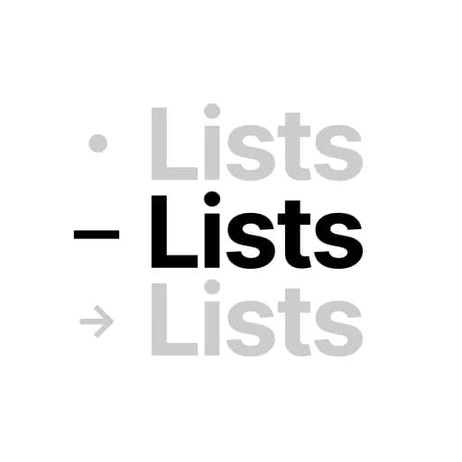 Lists