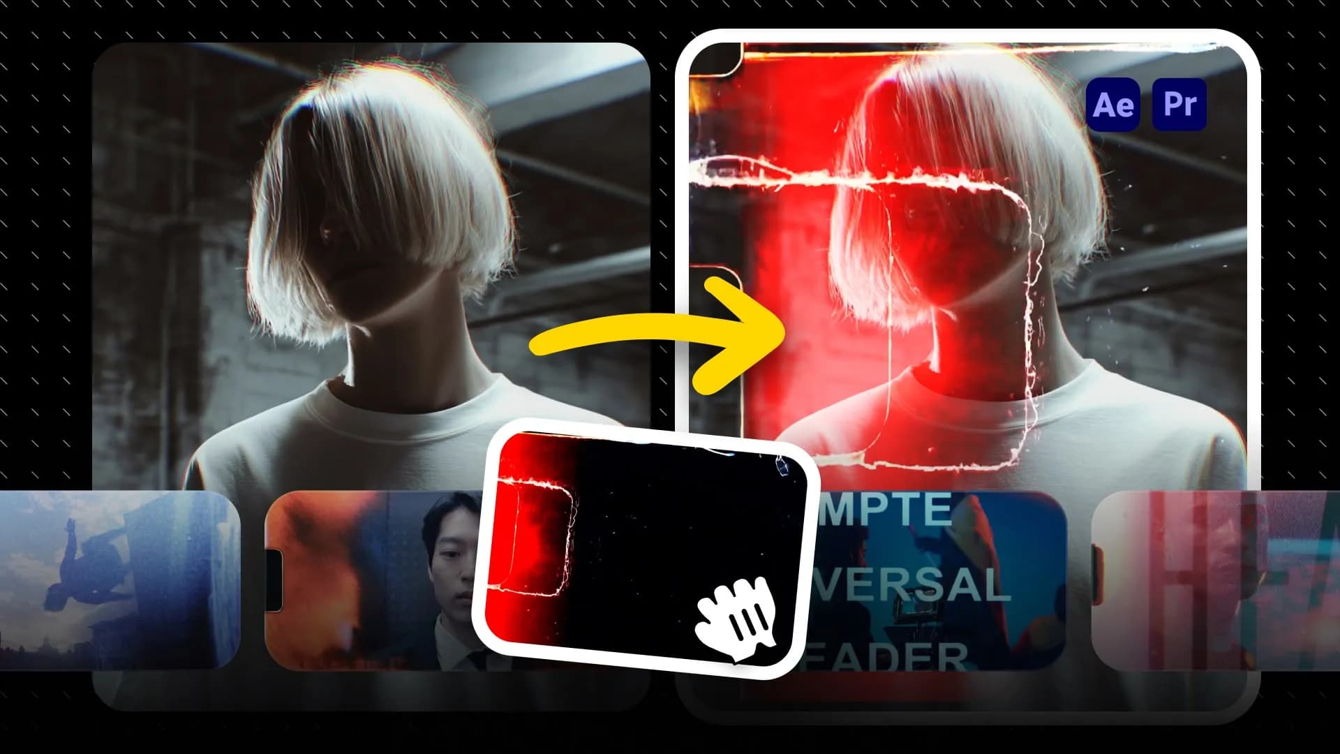 How To Use Film Burn Transitions