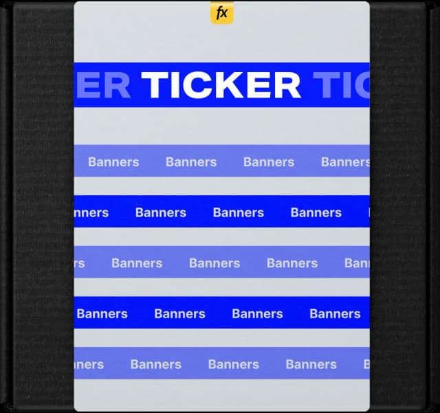 Ticker Animations