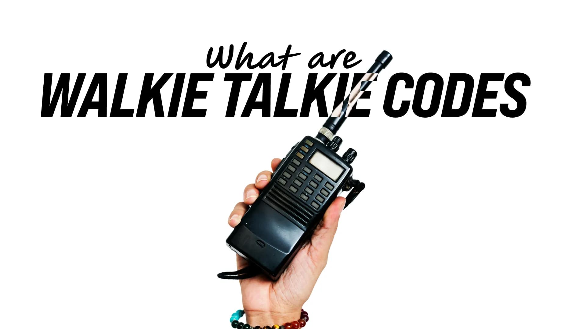 What are Walkie Talkie Codes? A Complete Guide for Film and Video Crews