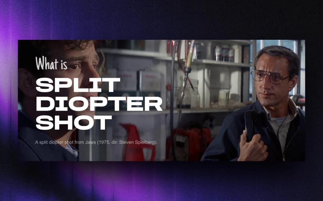 What is a Split Diopter Shot - Cinematography Technique Explained