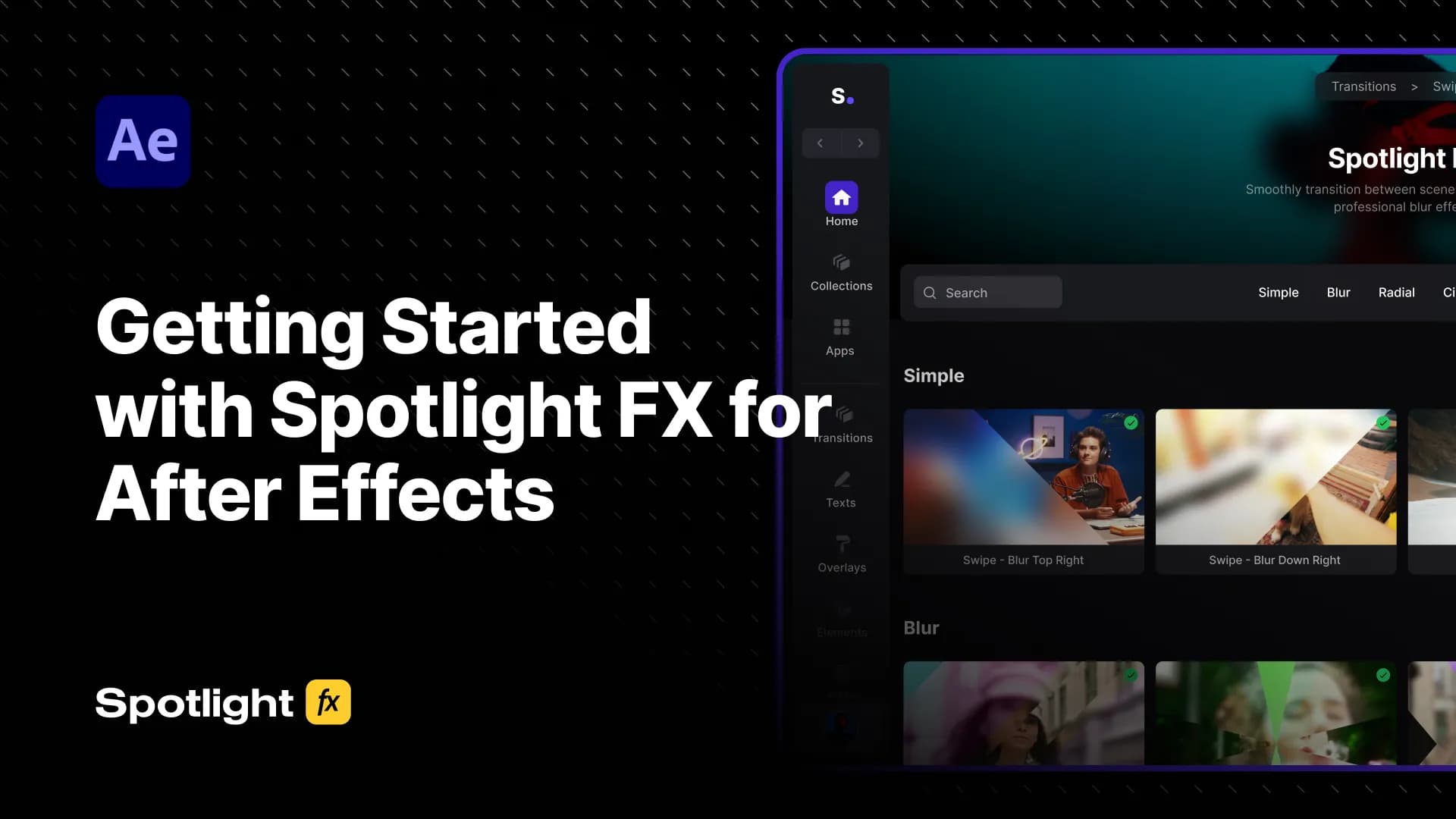 Getting Started with Spotlight FX for After Effects