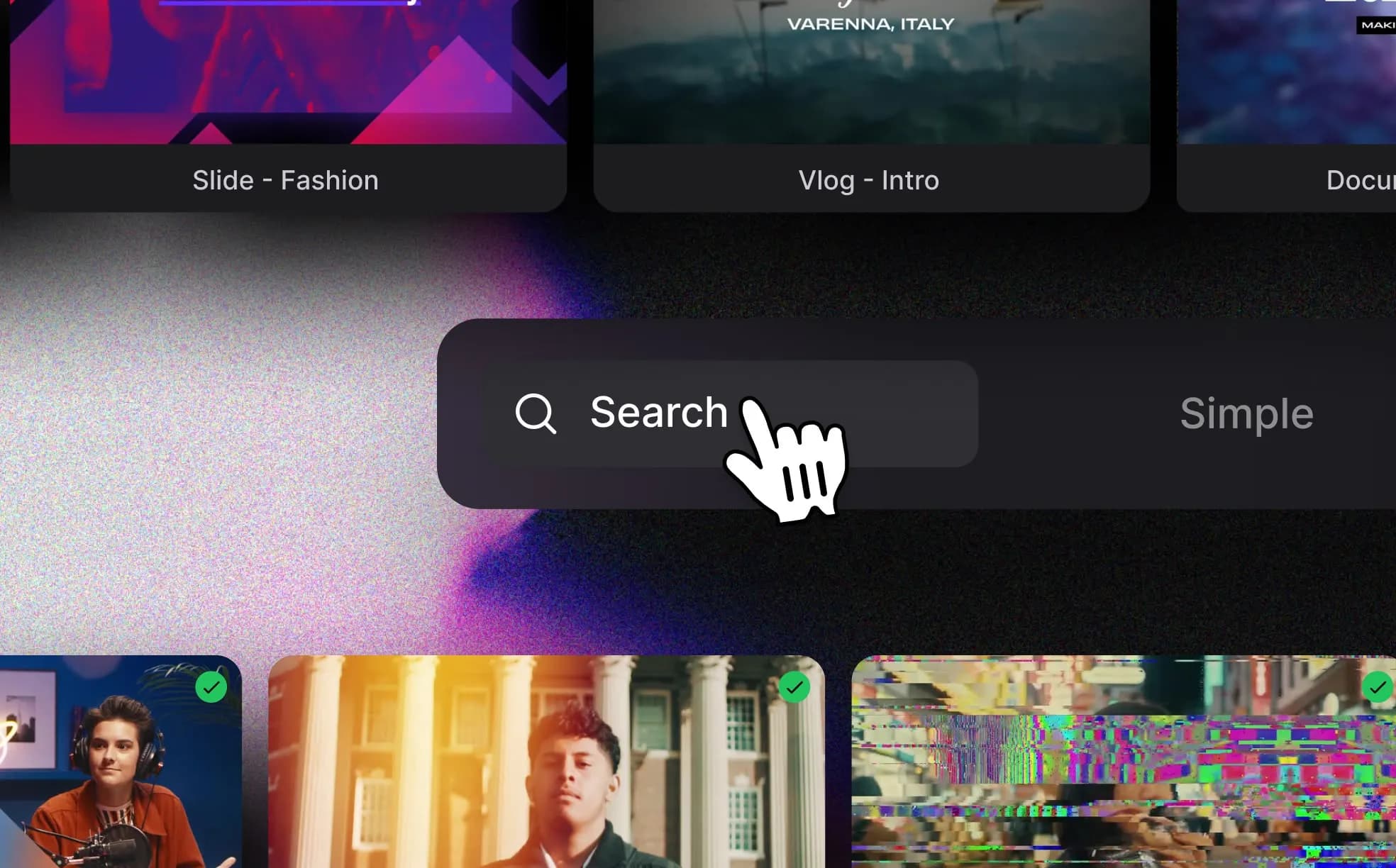 Search by Vibe, Scroll with Autoplay